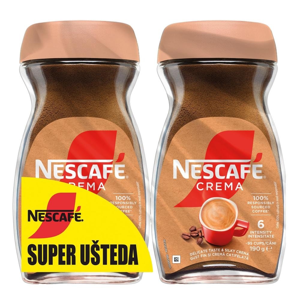 Nescafe instant kava Crema 2x190 g Akcija u trgovini Plodine