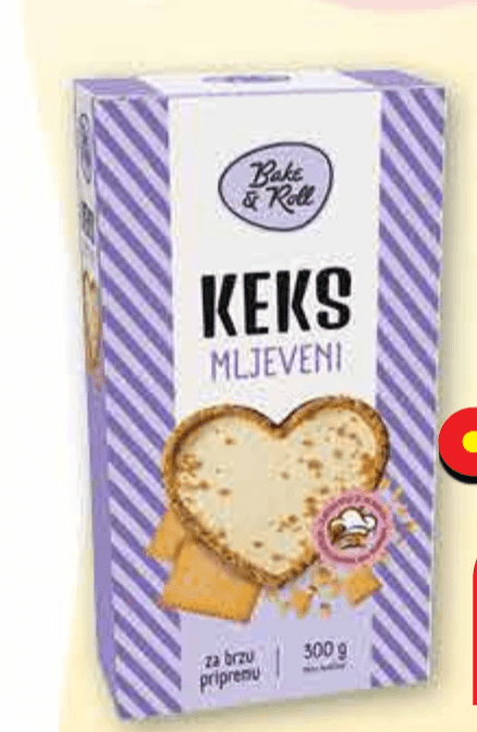 Bake&Roll Mljeveni keksi 300 g - Akcija u trgovini Plodine