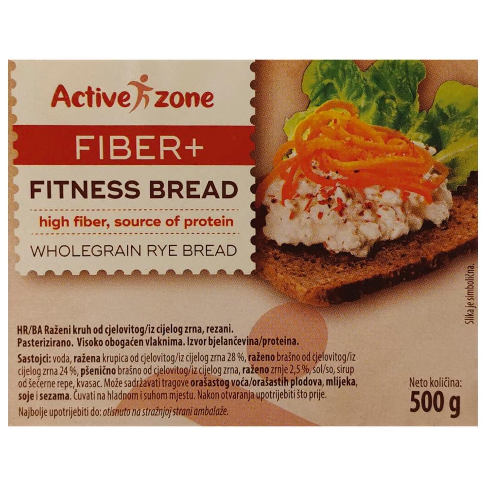 Active Zone Fiber + Raženi kruh 500g - Akcija u trgovini Konzum