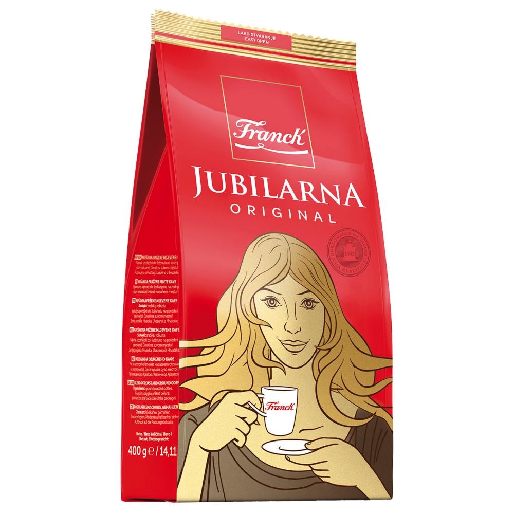 Kava jubilarna mljevena 400 g Franck - Akcija u trgovini NTL
