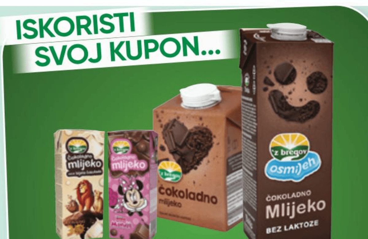 Čokoladna mlijeka 'Z bregov od 0.2 L do 1 L - Akcija u trgovini Spar