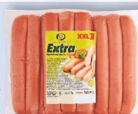 Pileće hrenovke 1200 g Perutnina Ptuj - Akcija u trgovini Kaufland