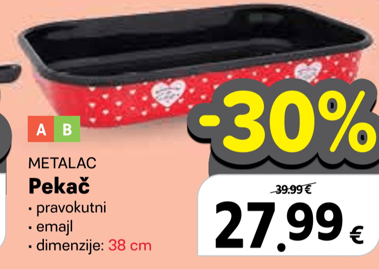 Pekač METALAC - Akcija u trgovini Plodine