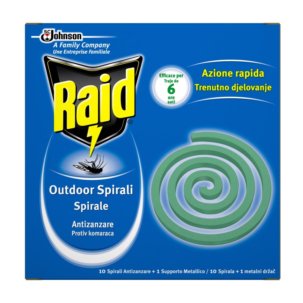 Raid spirale protiv komaraca 2x10 kom. - Akcija u trgovini Dm