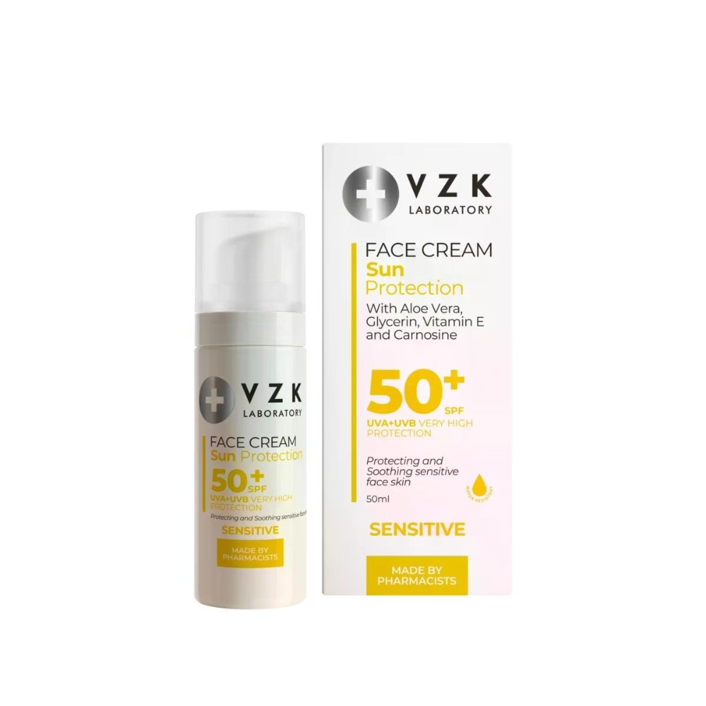 VZK SPF 50+ Sun Protection Face Cream Sensitive 50ml - Akcija u trgovini Bipa