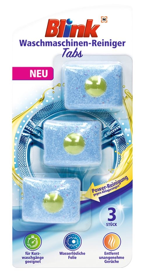 Blink tablete za čišćenje perilice rublja ili posuđa 3 Stück - Akcija u trgovini Mueller