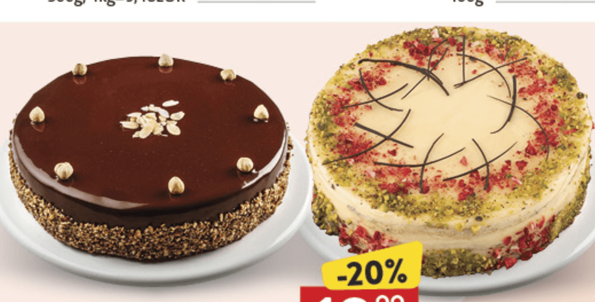 Stamevski torta 1kg - Akcija u trgovini Konzum