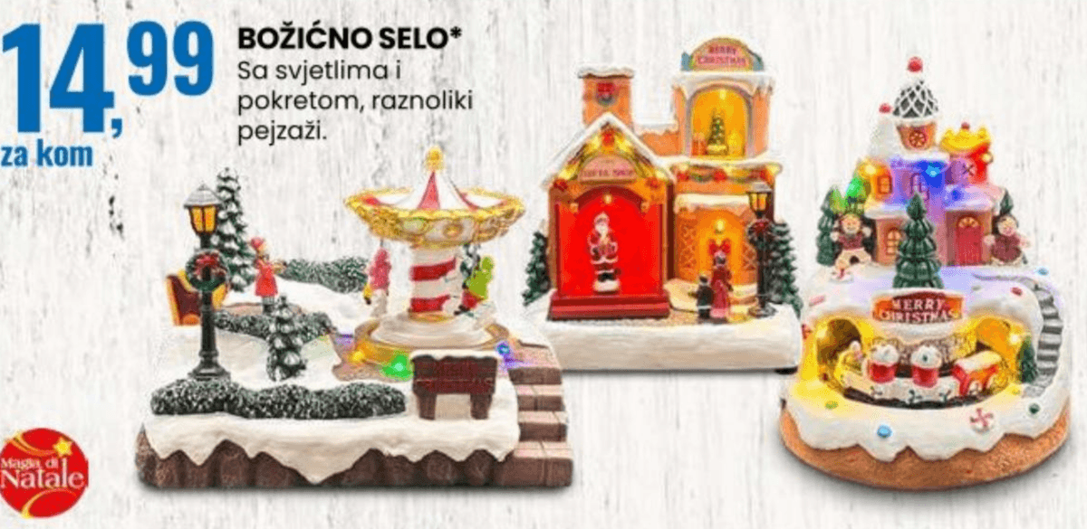 Božićno selo Magia di Natale - Akcija u trgovini Eurospin