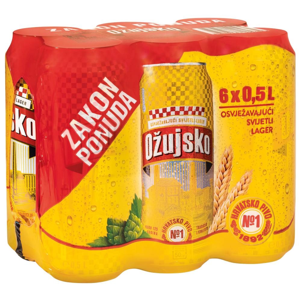 Ožujsko Pivo 6x0,5l - Akcija u trgovini Konzum