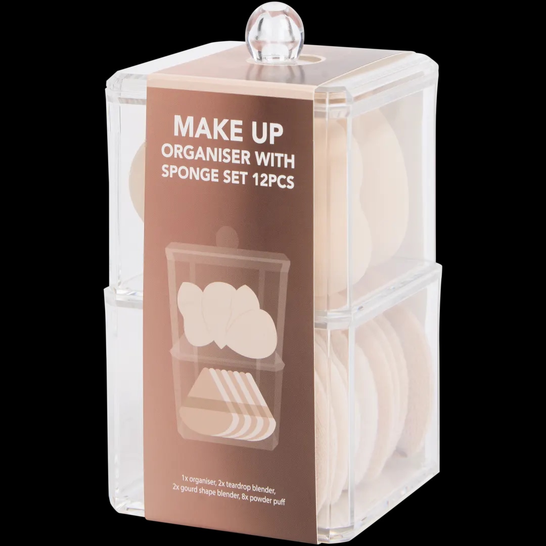 Organizator sa spužvicama za šminkanje 12 kom - Akcija u trgovini Action