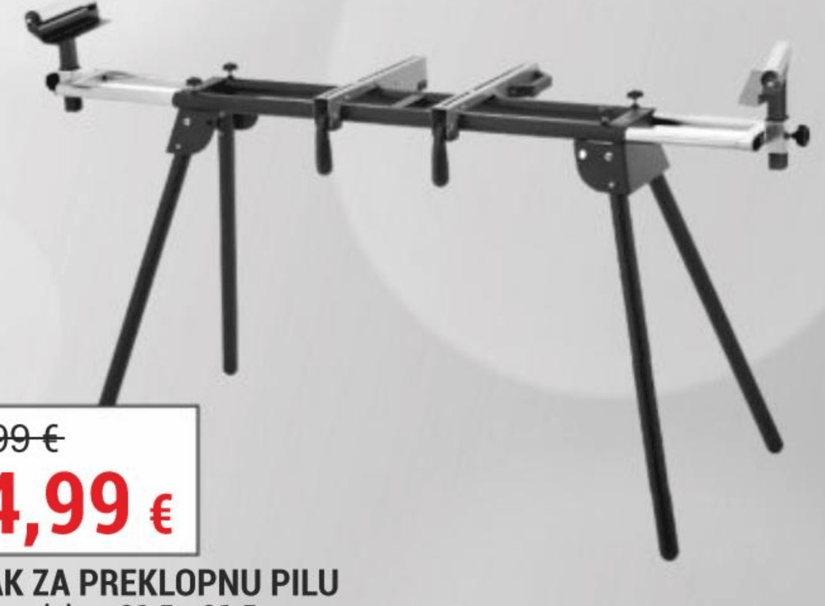 Stalak za preklopnu pilu - Akcija u trgovini Merkury