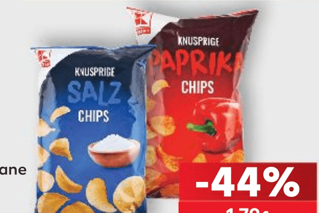 Čips 150 g KNUSPRIGE - Akcija u trgovini Kaufland