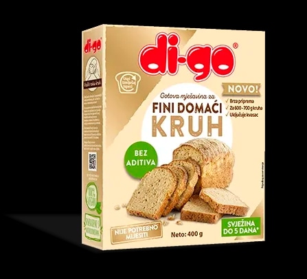 Di-Go kvasac i mješavina za kruh od 7 g do 400 g - Akcija u trgovini Interspar