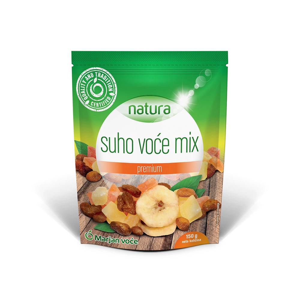 Suho voće mix 150 g - Akcija u trgovini Boso