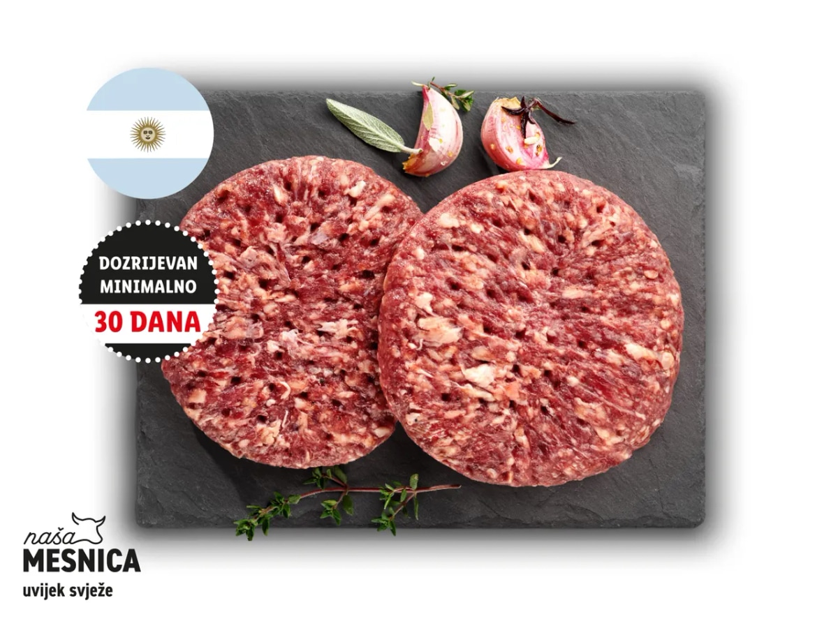 Meat (R)evolution Svježi argentinski gurman burger 250 g - Akcija u trgovini Lidl