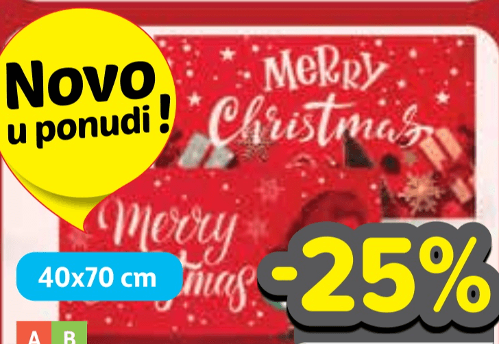 Otirač 40x70 cm - Akcija u trgovini Plodine