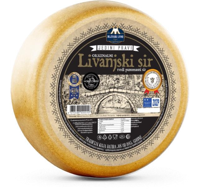 Sir Livanjski 300 g Mljekara Livno - Akcija u trgovini Studenac