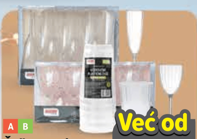 Čaša za sok, vino ili šampanjac - Akcija u trgovini Plodine