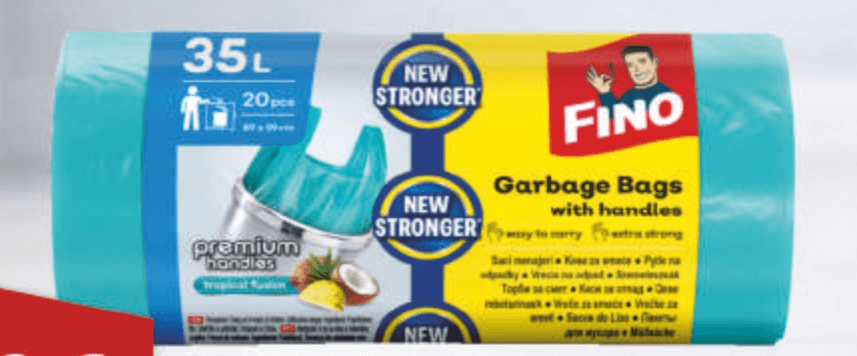 Vreće za smeće Fino Mirisne 1 pakiranje - Akcija u trgovini Boso