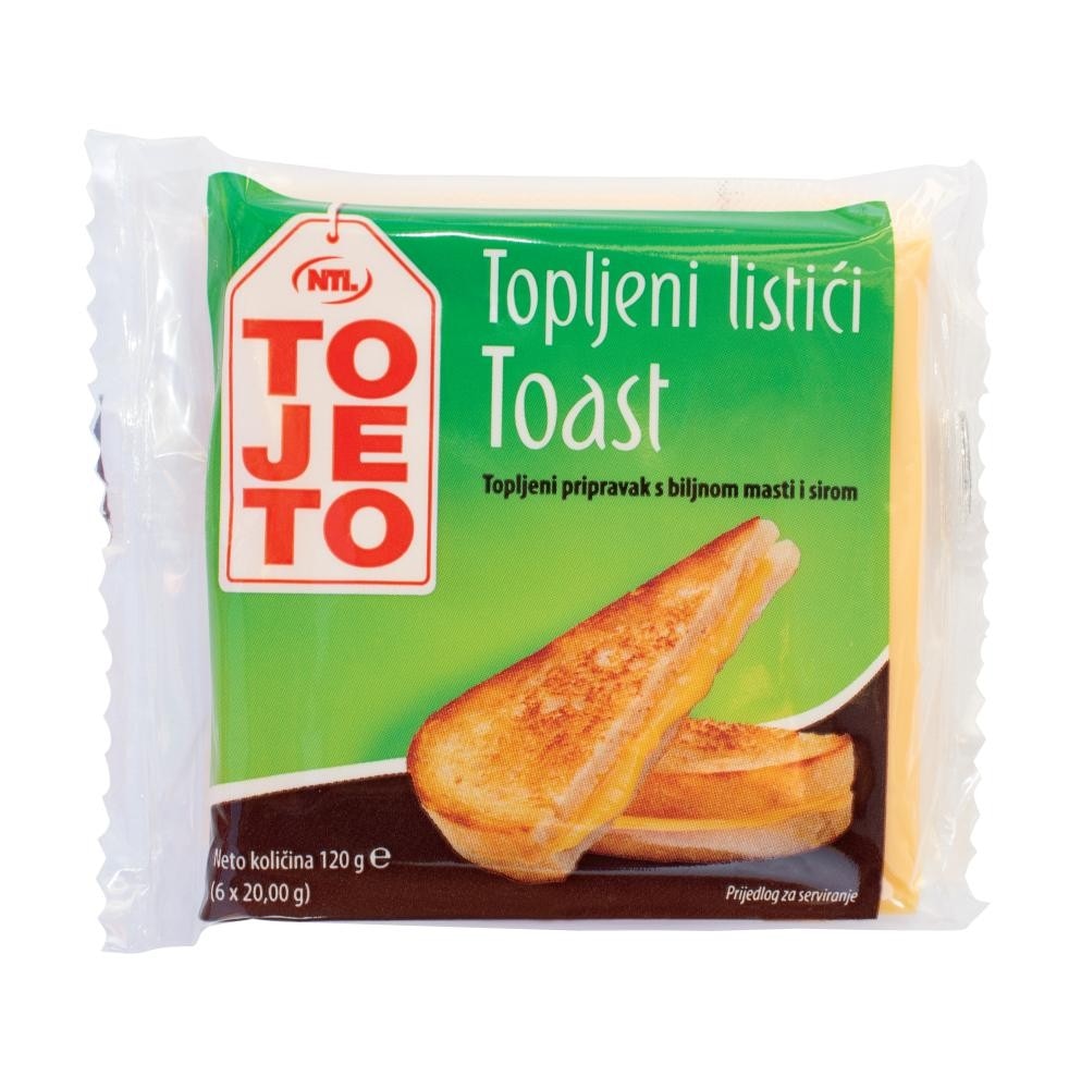 TojeTo Sir u listićima Sandwich/Toast 120 g Akcija u trgovini Gavranović
