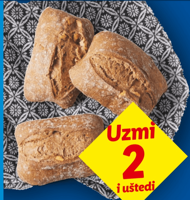 Pecivo s orasima i medom 85 g - Akcija u trgovini Lidl