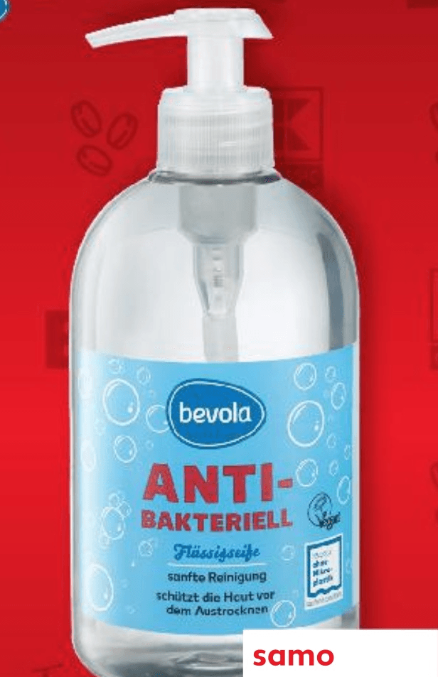 Antibakterijski tekući sapun 500ml Bevola - Akcija u trgovini Kaufland