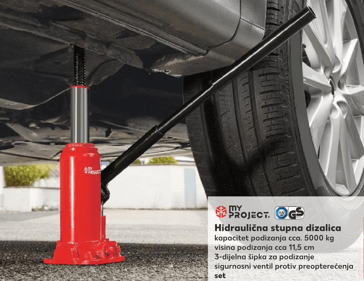 Hidraulična stupna dizalica MY PROJECT. - Akcija u trgovini Kaufland