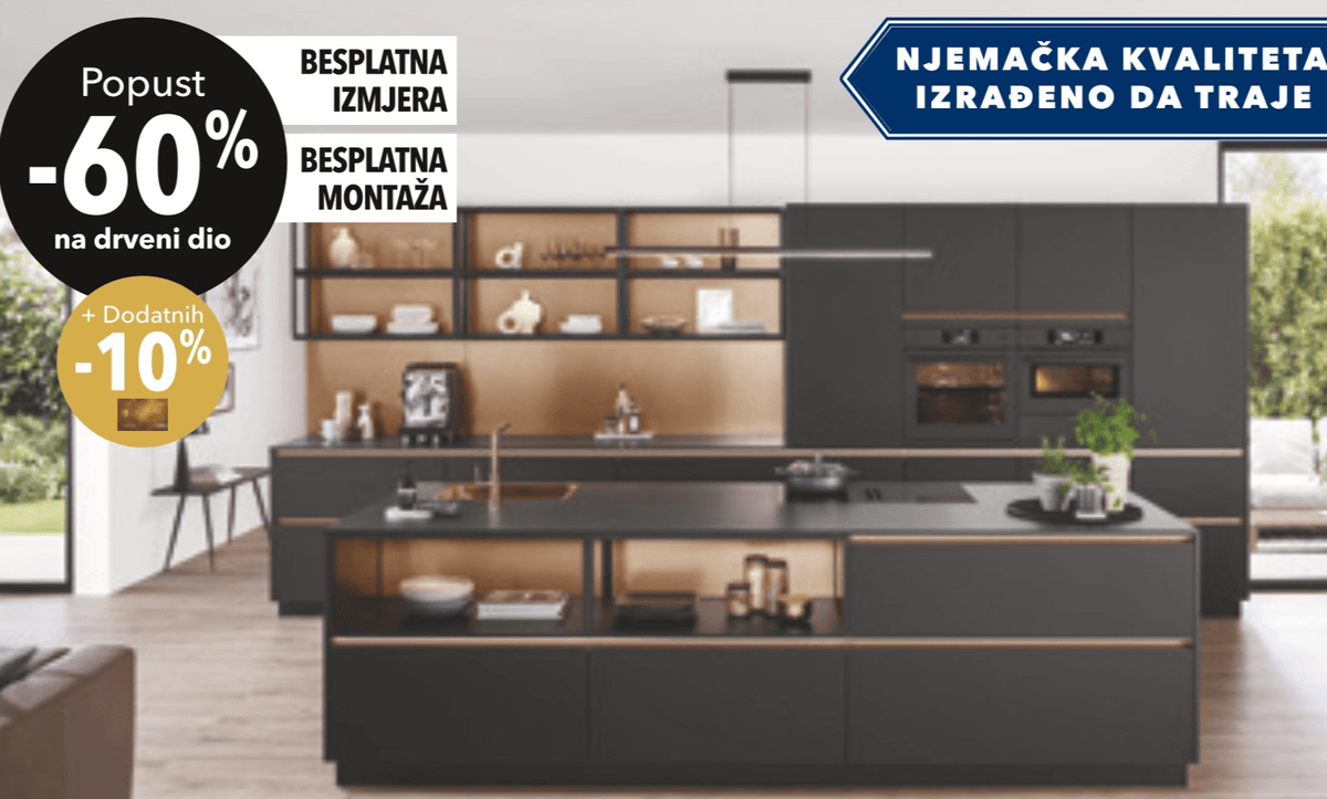 Kuhinja SENSO goldline - Akcija u trgovini Harvey Norman