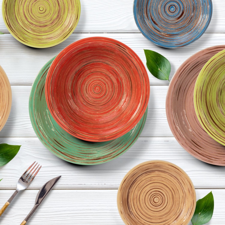 Set keramičkih tanjura 18 dijelova, 1 set - Akcija u trgovini NTL