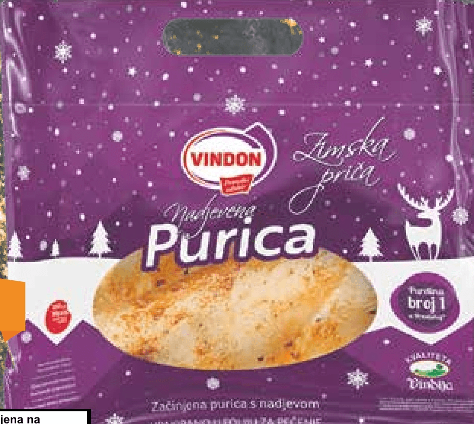 Purica nadjevena Vindon - Akcija u trgovini KTC