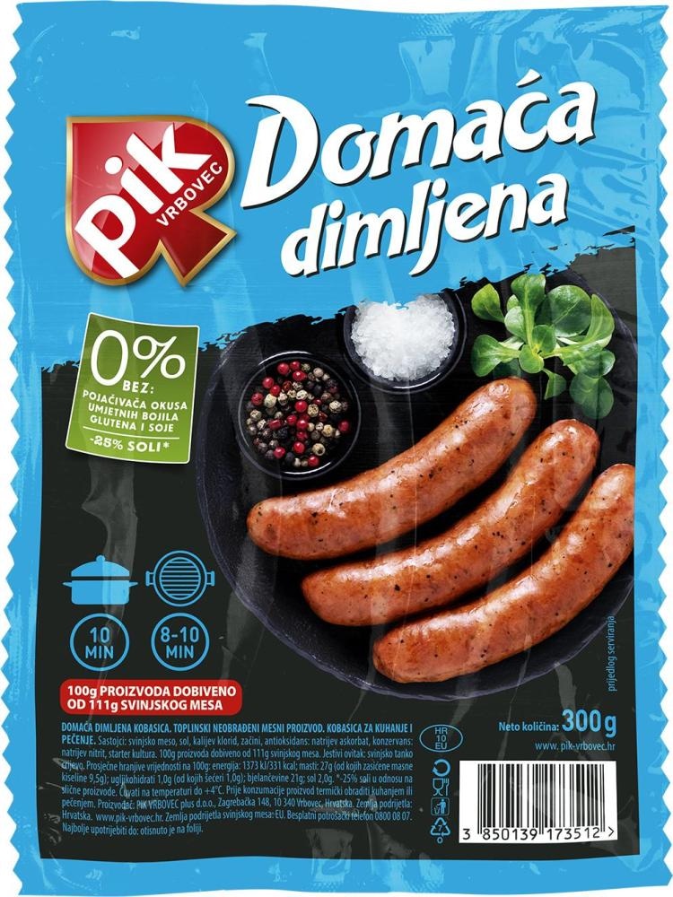 Pik Vrbovec Domaća Dimljena kobasica 300g - Akcija u trgovini Žabac