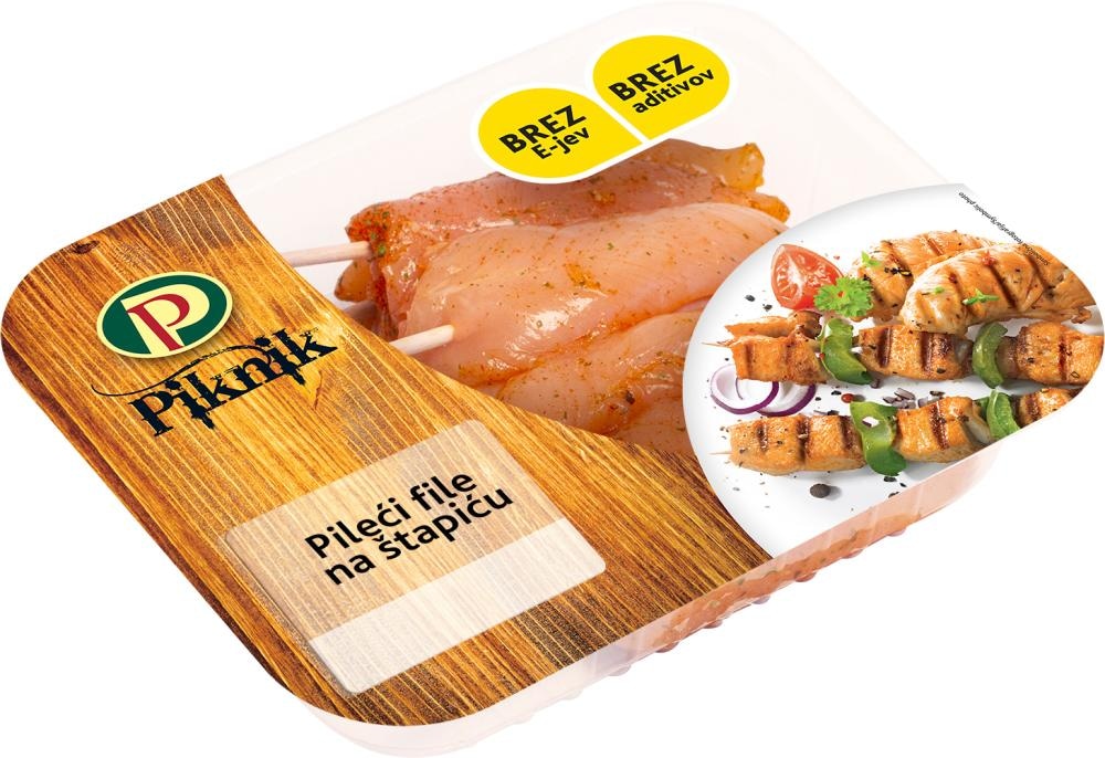 Perutnina Pileći file na štapiću ili ražnjići 400 g Piknik - Akcija u trgovini Plodine