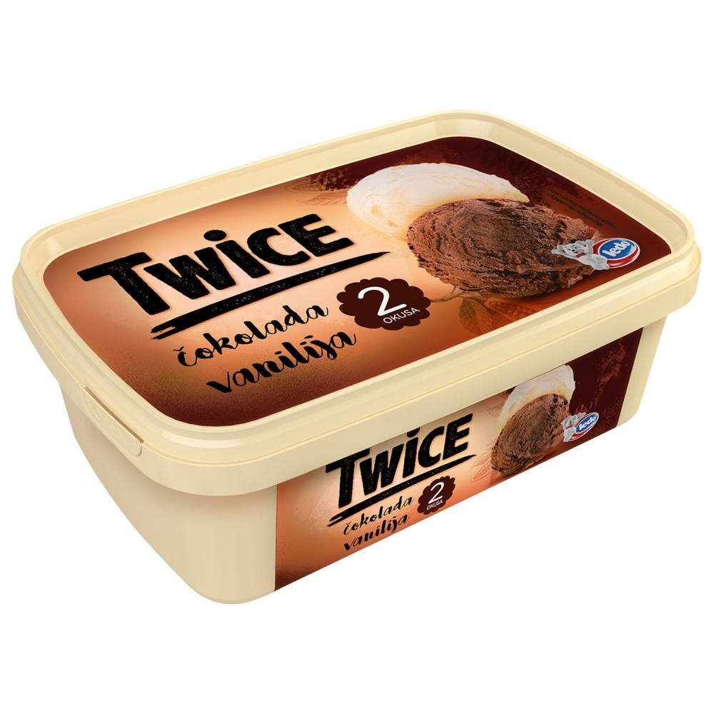 Sladoled Twice 1 L - Akcija u trgovini Spar
