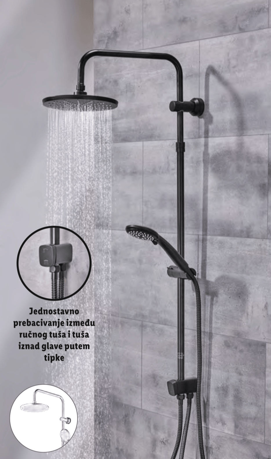 LIVARNO home Set za tuš Set - Akcija u trgovini Lidl