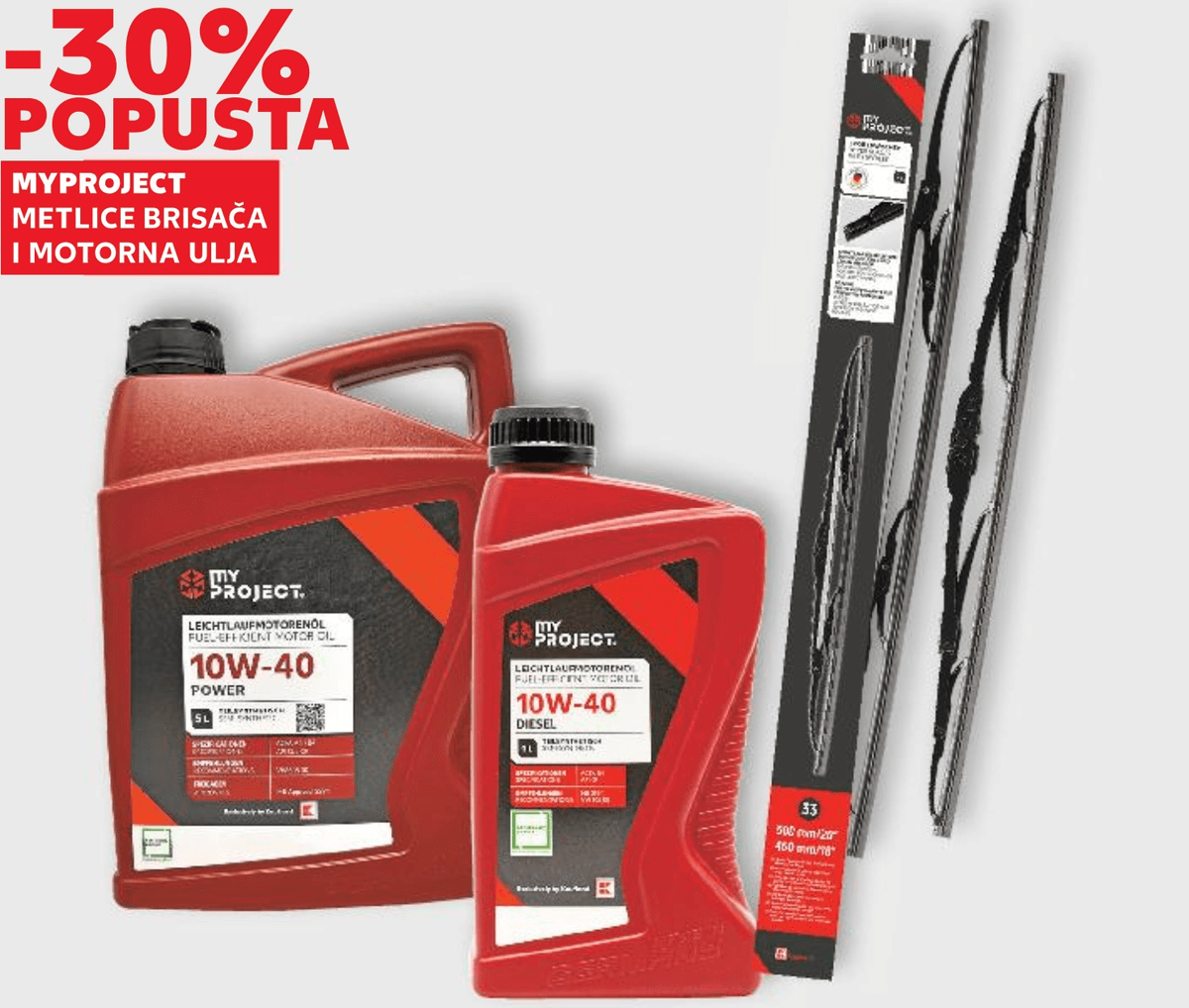 MyProject Metlice brisača - Akcija u trgovini Kaufland