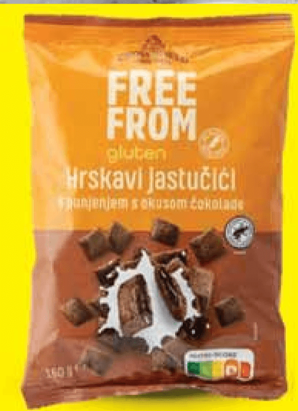 Crownfield Jastučići bez glutena 150 g - Akcija u trgovini Lidl