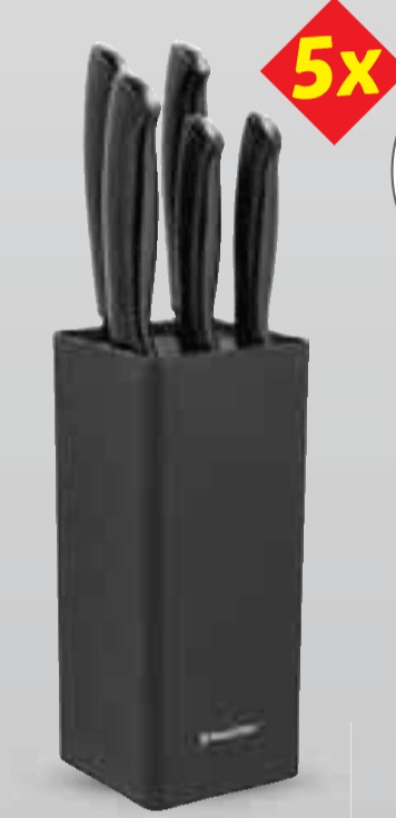 Silvercrest Stalak s noževima 5x - Akcija u trgovini Lidl