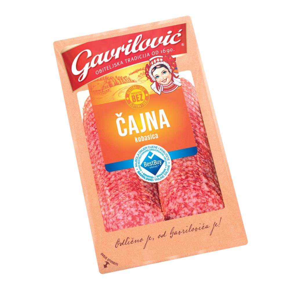 Gavrilović čajna kobasica 80 g - Akcija u trgovini Bakmaz