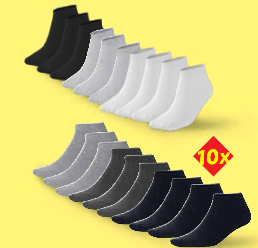 ESMARA/ESMARA MEN Stopalice 10 komada u setu ESMARA, ESMARA MEN - Akcija u trgovini Lidl