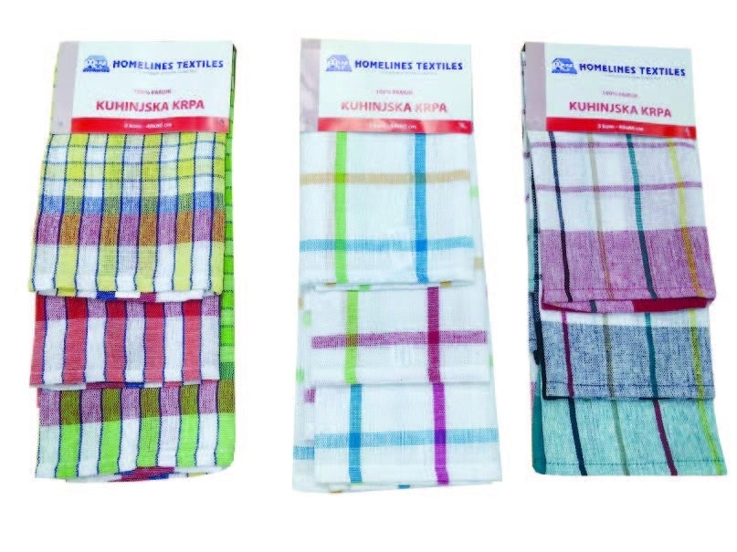 Homelines Textiles kuhinjska krpa 100% pamuk set 2/1, 40 x 60 cm Akcija u trgovini Tommy