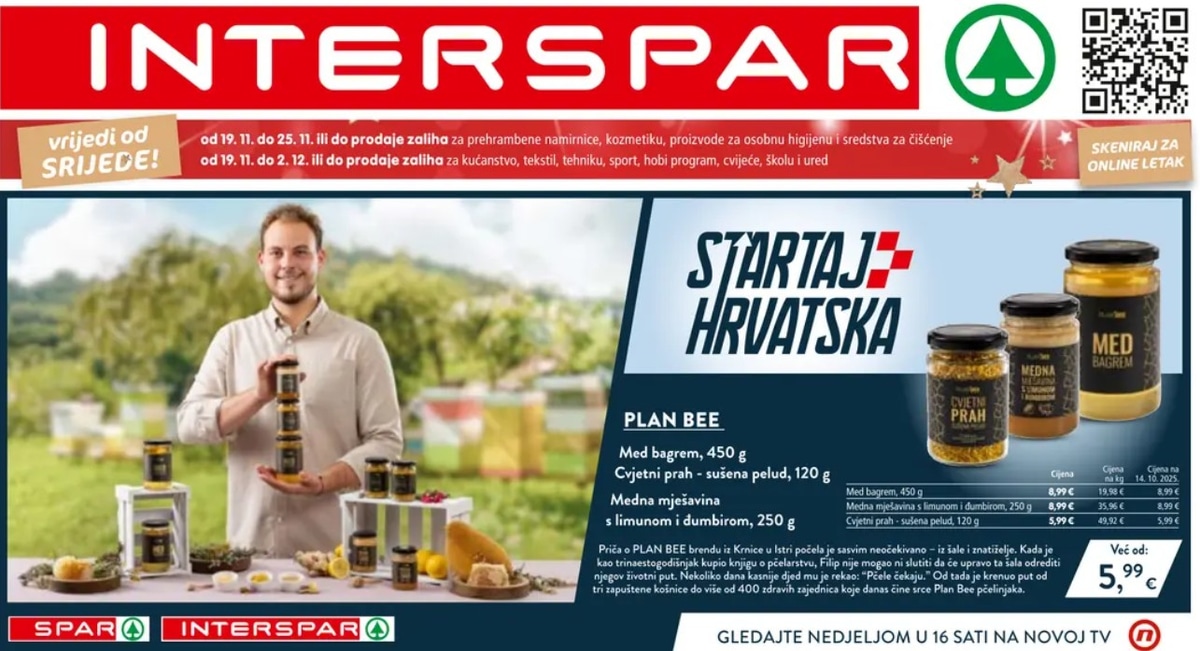 Interspar katalog Akcijska ponuda od 19.11. do 25.11.2025