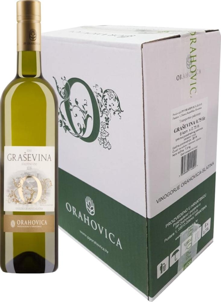 Graševina Orahovica 0,75l - Akcija u trgovini Vrutak