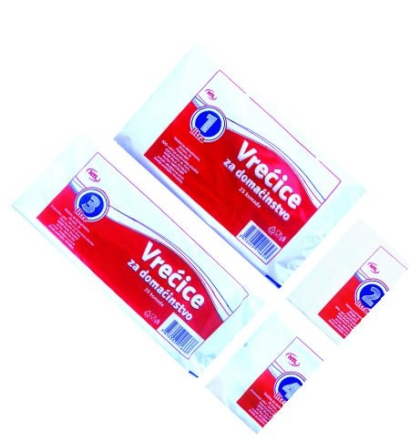 Vrećice za domaćinstvo 3L / 25 kom - Akcija u trgovini KTC