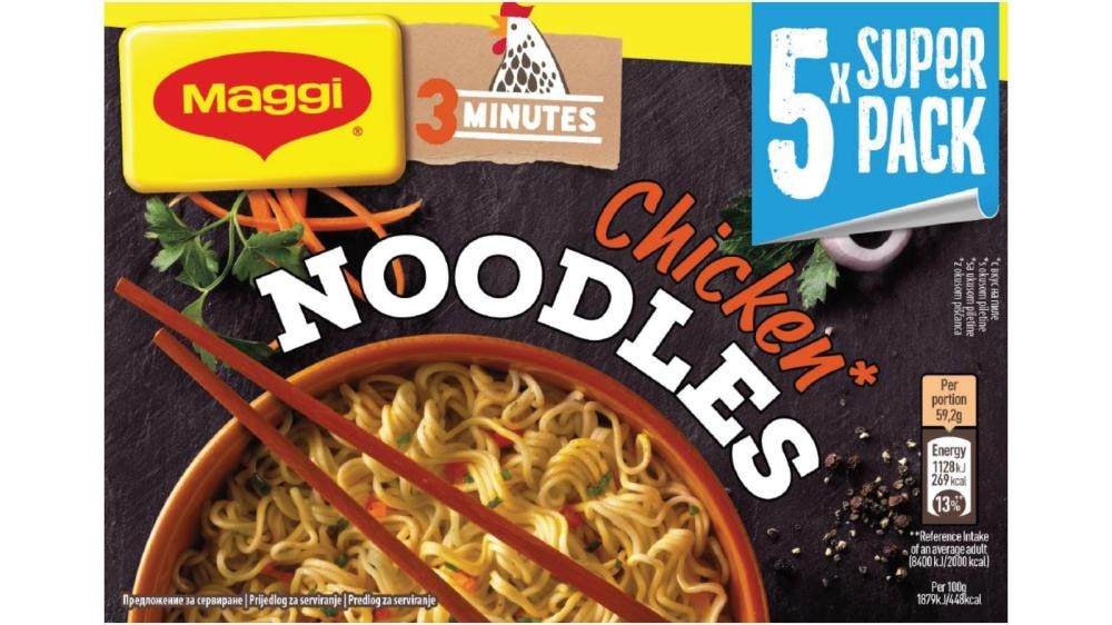 Instant tjestenina piletina Maggi 5 x 59,2 g - Akcija u trgovini Spar
