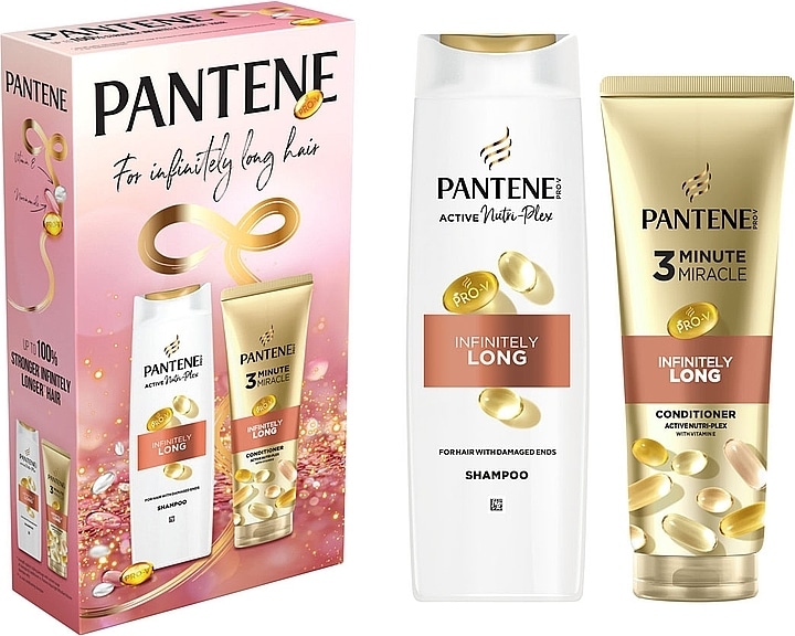 Pantene Pro-V Infinitely Long Set šampon, 400ml + regenerator, 220ml - Akcija u trgovini Konzum