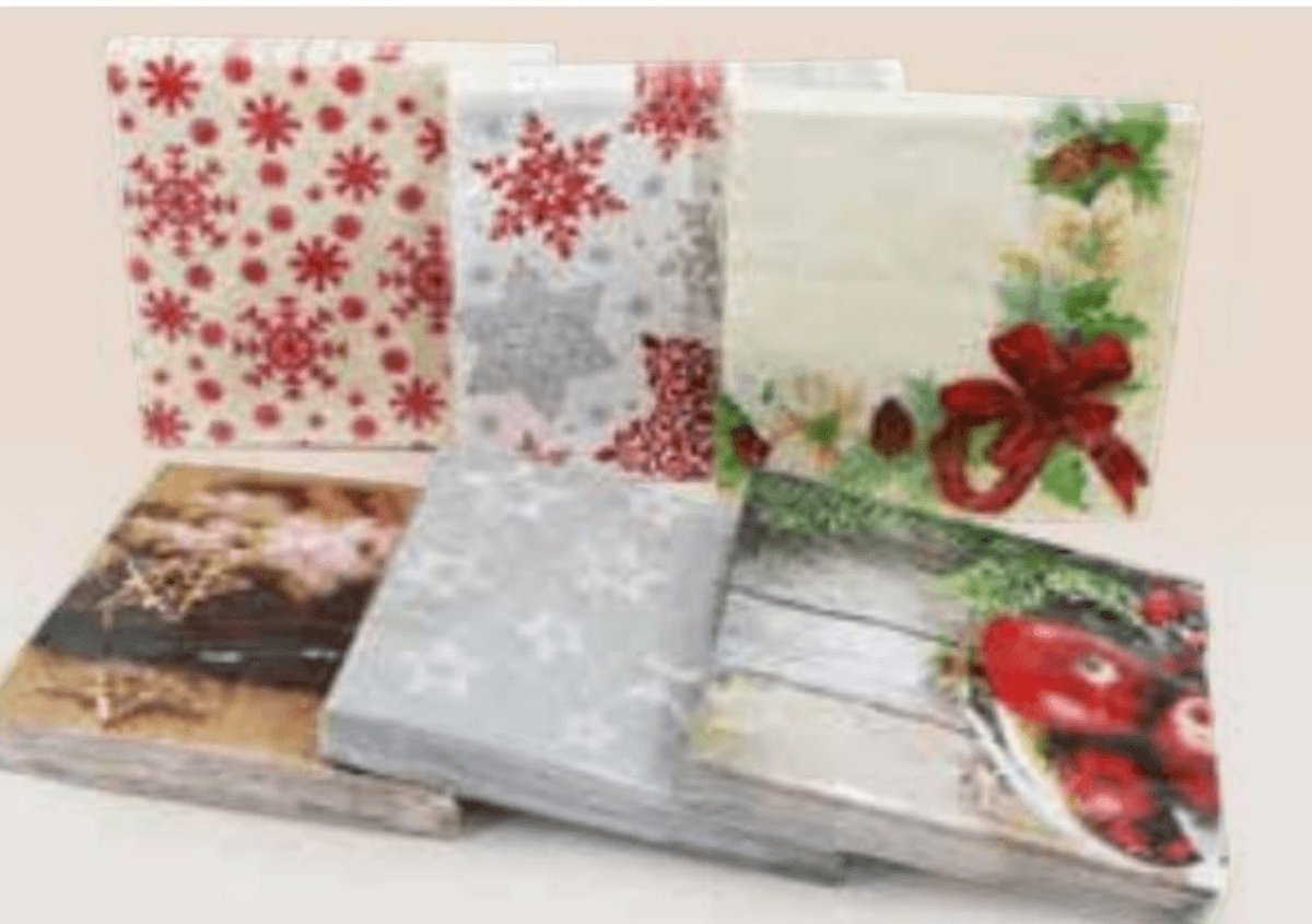 Božićne salvete - Akcija u trgovini Interspar