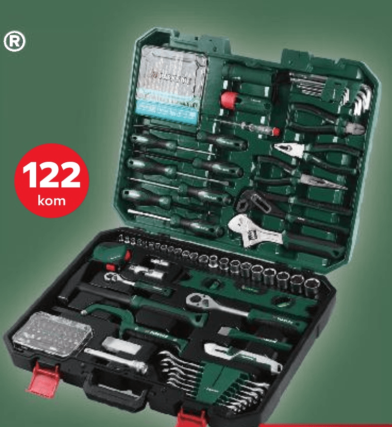 Parkside Kovčeg s alatom set - Akcija u trgovini Kaufland