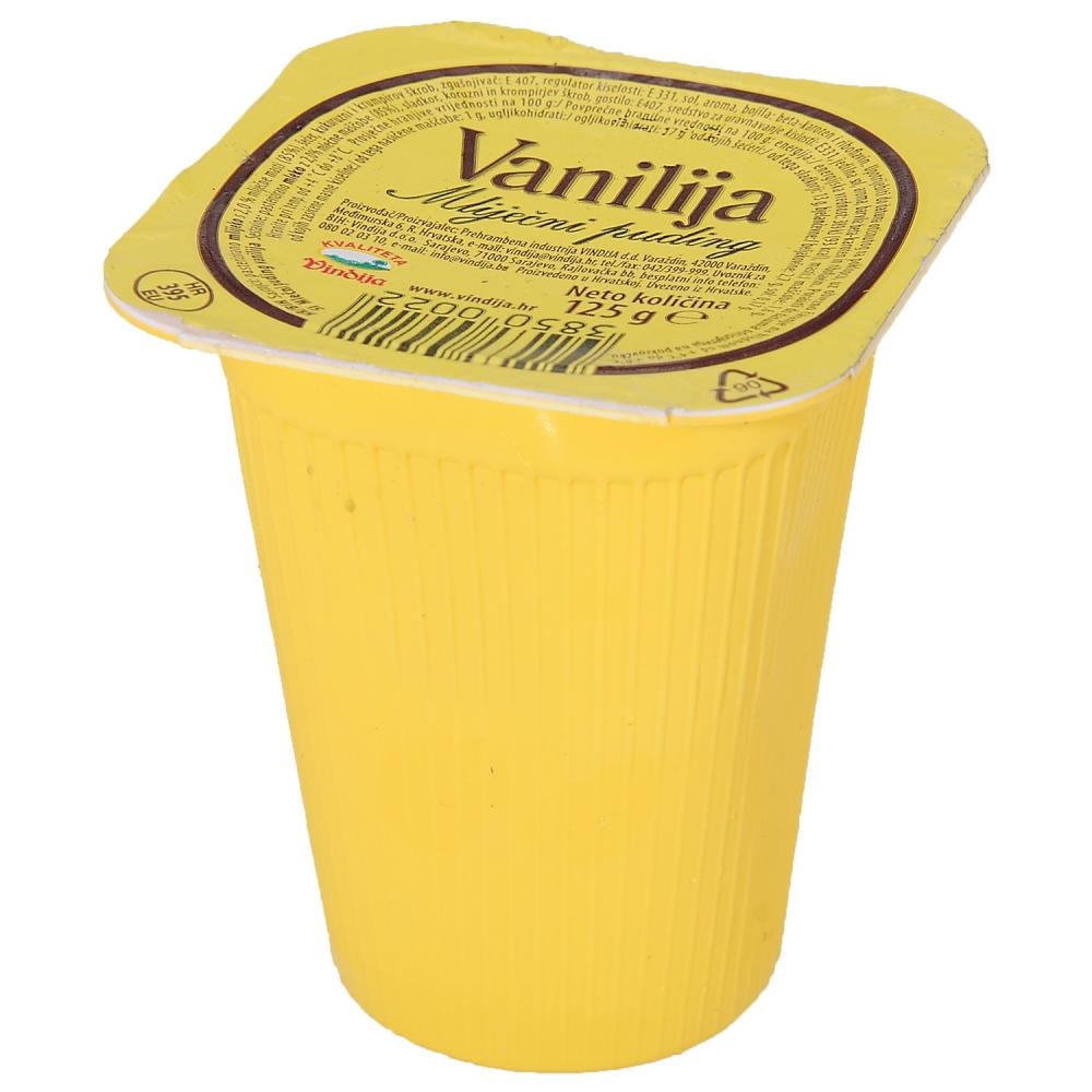 Vindija Mliječni puding 125 g - Akcija u trgovini Kaufland