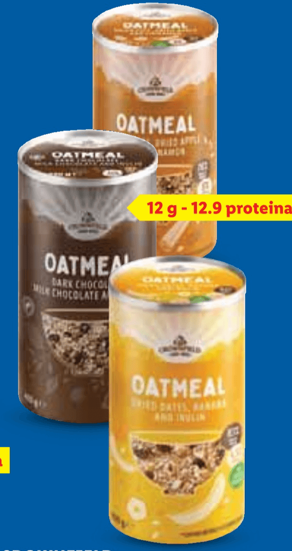 CROWNFIELD Oatmeal - Akcija u trgovini Lidl
