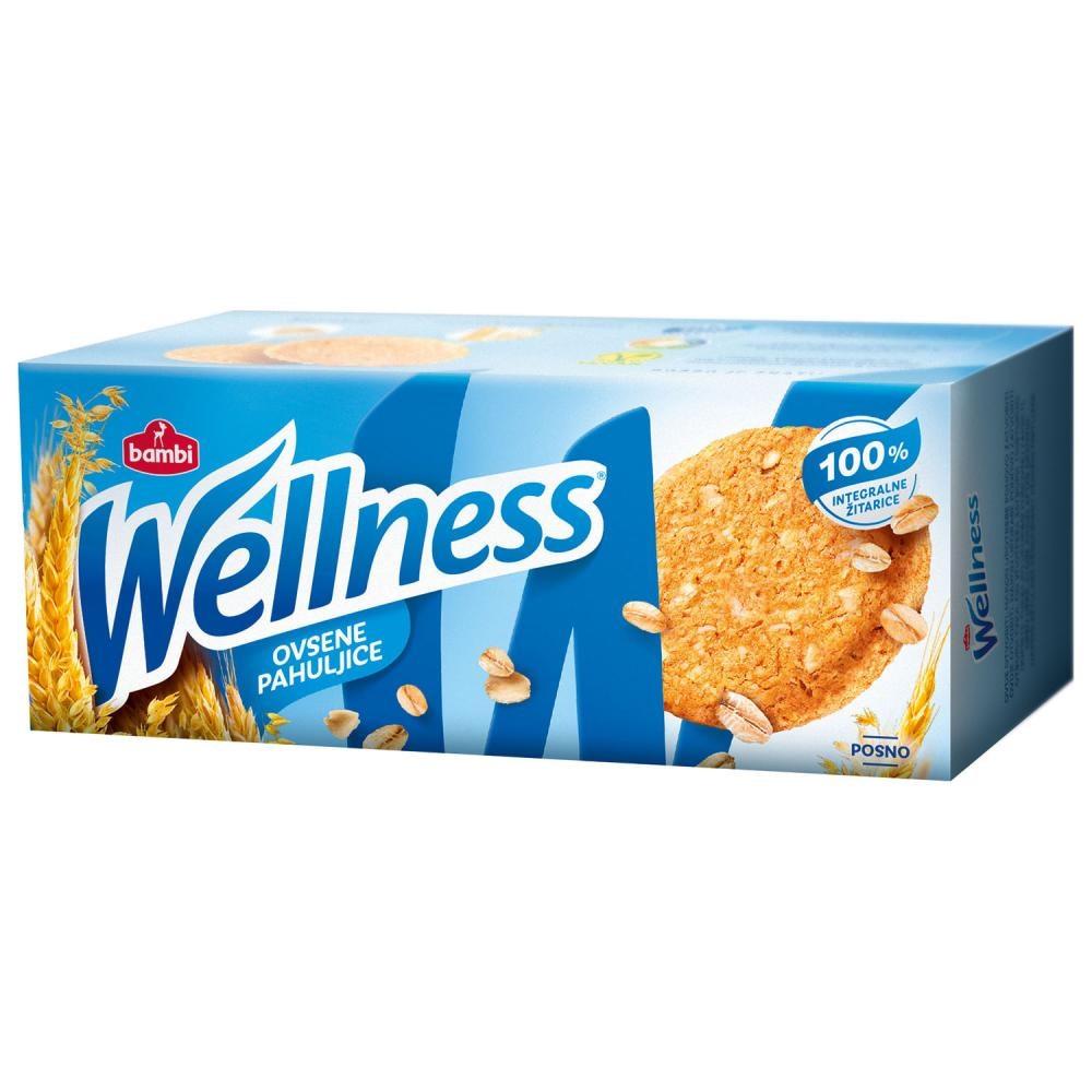 Wellness Keks sa zobenim pahuljicama 210 g - Akcija u trgovini KTC